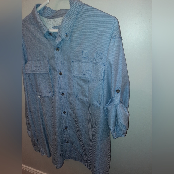 Men's Cabela's size large lightweight vented fishing shirt EUC - Picture 7 of 9